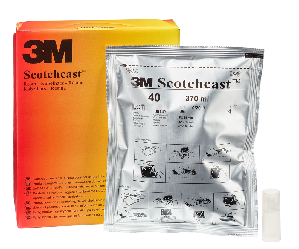 Resina poliuretanica 3M Scotchcast SC 40 370 ml isolamento elettrico