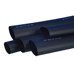 Guaina termorestringente 3M MDT-A 12/3 mm nera con adesivo per cavi elettrici esterno e interrato