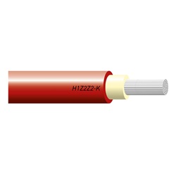 CAVO SOLARE H1Z2Z2-K 1X4 ROSSO MATASSA