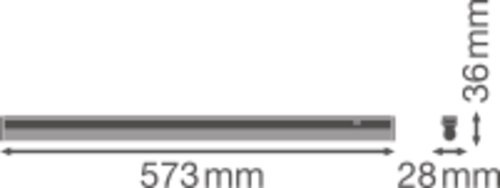 REGLETTE LINEAR COMPACT SWITCH 600 8W/3000K