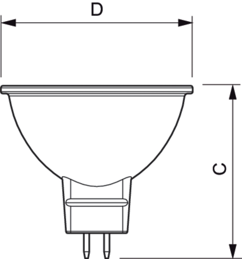 COREPRO LED SPOT ND 8-50W MR16 827