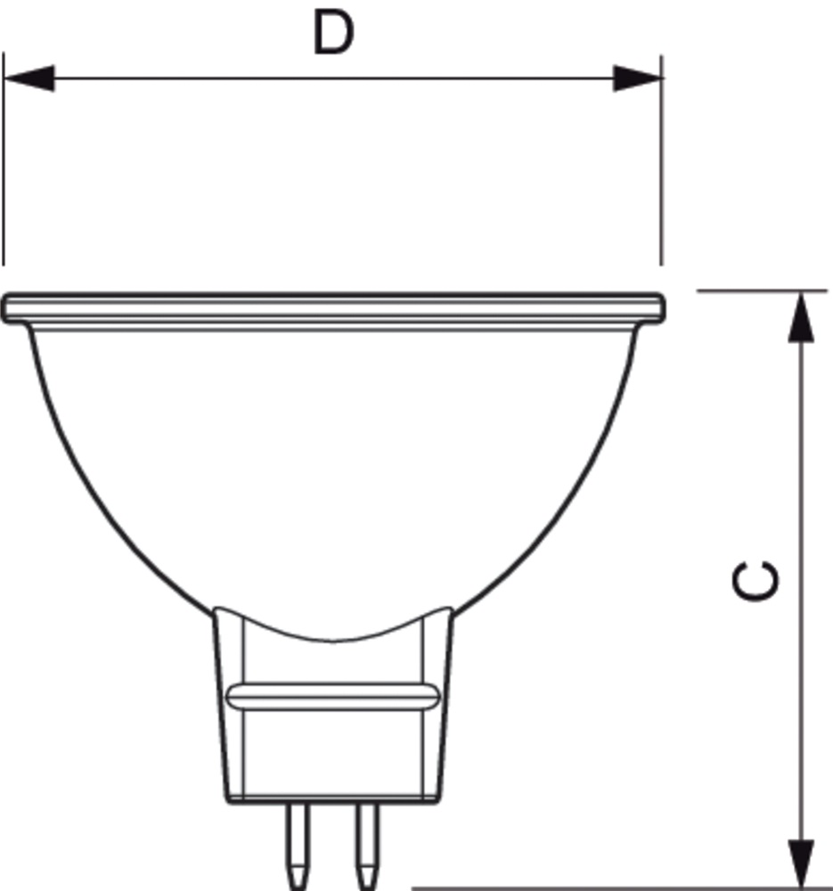 COREPRO LED SPOT ND 8-50W MR16 827