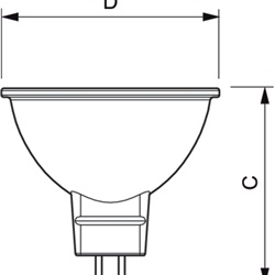 COREPRO LED SPOT ND 8-50W MR16 840