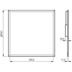 RC065B LED34S/840 PSU W60L60 OC