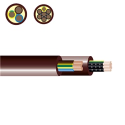 FS18OR18 300/500V 5 G 1,5 MARRONE