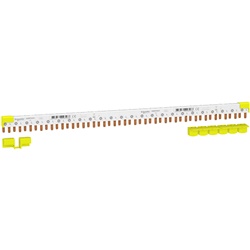 Pettine alimentazione orizzontale tagliabile Acti9 iC40 1P+N 24 moduli 80A IP20 bianco