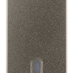 Invertitore 1P 16AX Metal illuminabile tasto sostituibile per lampade 200W IEC