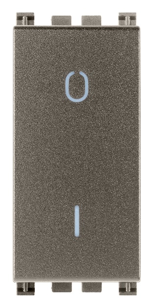 Interruttore 2P 16AX Arkè Metal