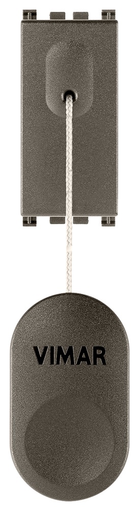 Pulsante 1P NO 10A tirante Arkè Metal