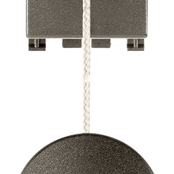 Pulsante 1P NO 10A tirante Arkè Metal