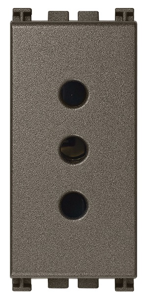 Presa 2P+T 10A P11 Arkè Metal