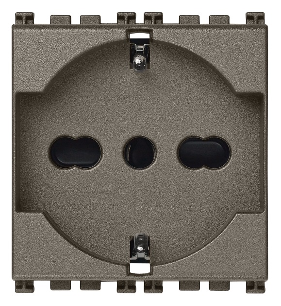 Presa 2P+T 16A universale Arkè Metal