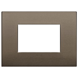 Placca Round 3M Arkè bronzo scuro