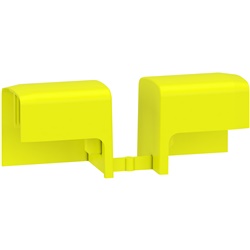 Coperchi laterali gialli per barra distribuzione pettine iC40 1P+N confezione 40 pezzi