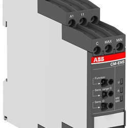 Relè monitoraggio livello liquidi CM-ENS.23S 1c/o sensibilità 0,1-1000kOhm protezione pompe e serbatoi AC 110-240V