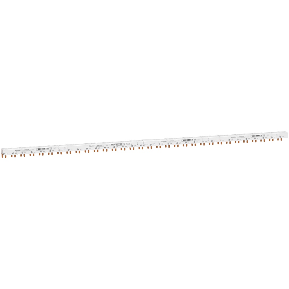 Pettine alimentazione tagliabile Acti9 iC40 48 moduli 80A 230V installazioni N L Aux