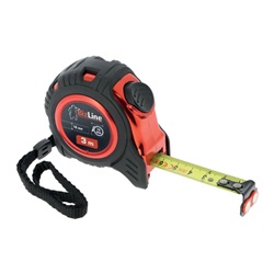 Metro magnetico 3 metri nastro acciaio nylon antiriflesso idrorepellente ambito elettrico