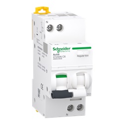 Interruttore magnetotermico differenziale iCV40N 1P+N 6A 30mA Tipo AC protezione impianti elettrici