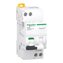 Interruttore magnetotermico differenziale iCV40N 1P+N 16A 30mA Tipo AC protezione sovracorrente e dispersione per impianti elettrici residenziali e commerciali