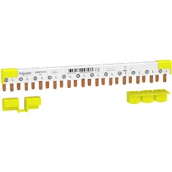 Pettine alimentazione orizzontale tagliabile Acti9 iC40 1P+N 12 moduli 80A IP20 bianco