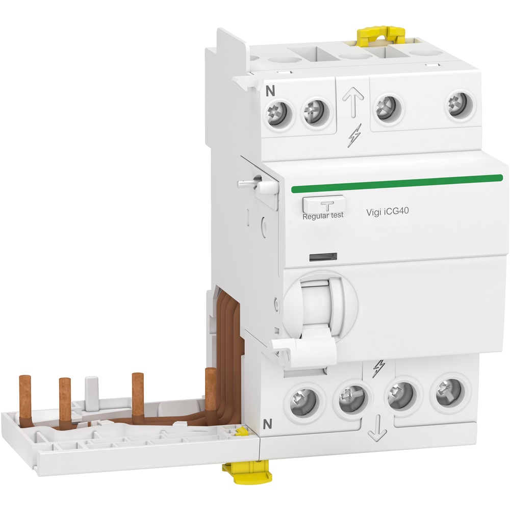 Blocco differenziale modulare Vigi iCG40 3P+N 40A 300mA Tipo A-SI protezione impianti elettrici