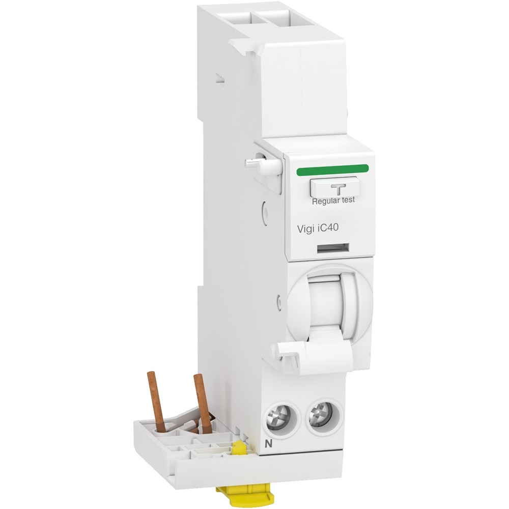 Blocco differenziale singole partenze Vigi iC40 1P+N 25A 30mA Tipo A SI