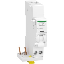 Blocco differenziale singole partenze Vigi iC40 1P+N 40A 30mA Tipo A SI