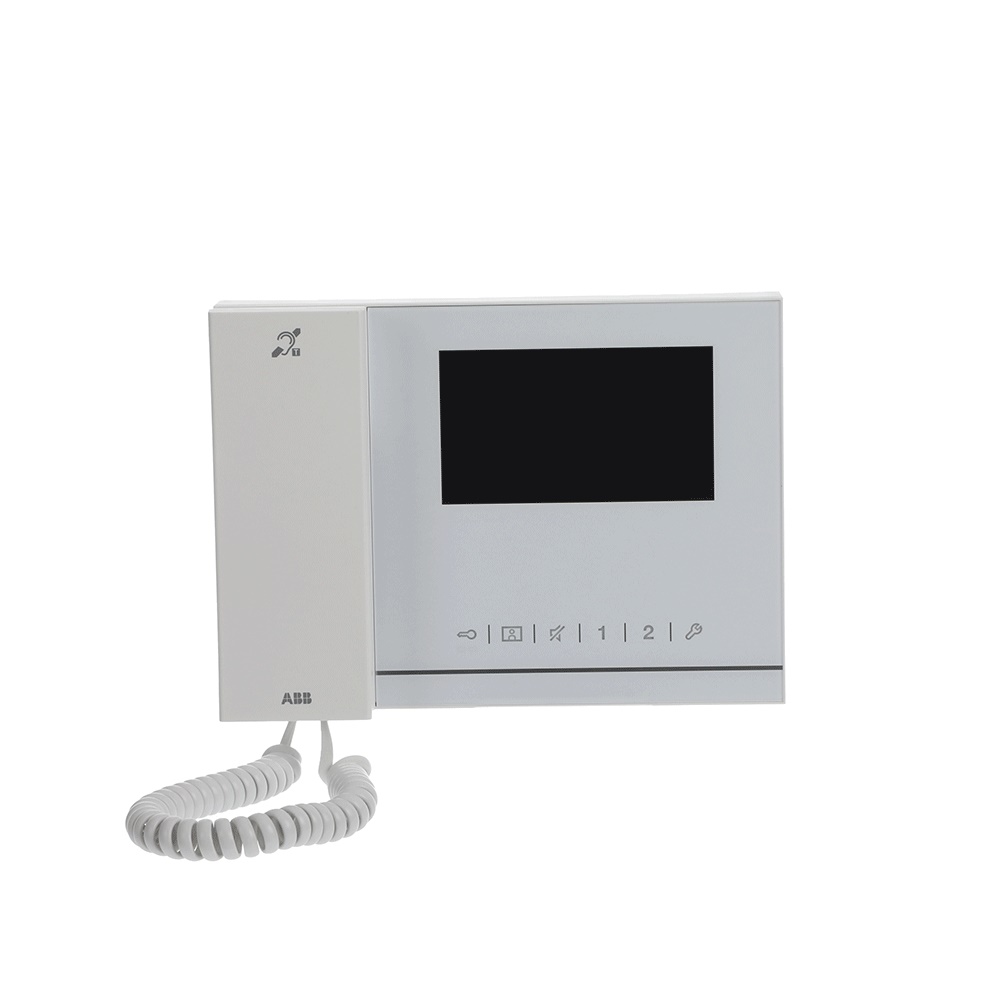 Monitor videocitofonico 4,3 con cornetta integrata e tecnologia TLoop per comunicazione interna