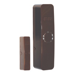 Sensore magnetico wireless marrone per interno sicurezza