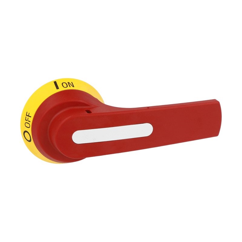Maniglia bloccoperta leva 125mm giallo/rosso sblocco per GL160-315A IP66 IP69K NEMA 4X