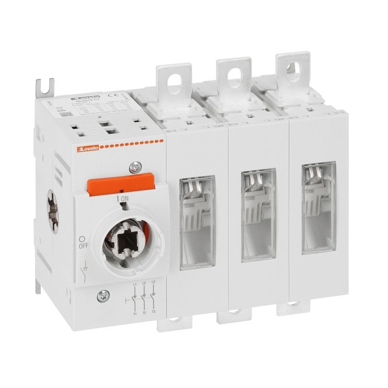 Sezionatore tripolare 250A AC21A IEC/EN per impianti industriali e civili