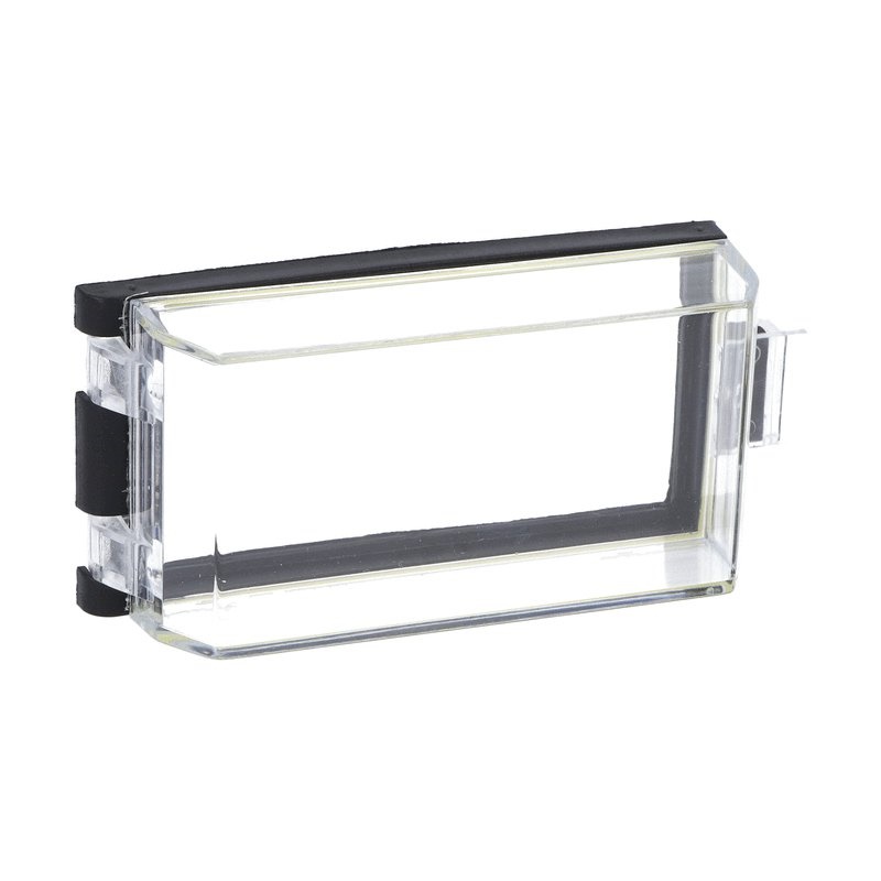 Protezione frontale IP65 per contenitore 96x48 mm calotta sigillante