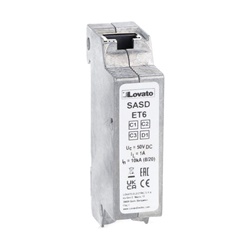 Scaricatore sovratensioni tipo C2-D1 linea Ethernet Cat.6 PoE 10kA 8/20µs