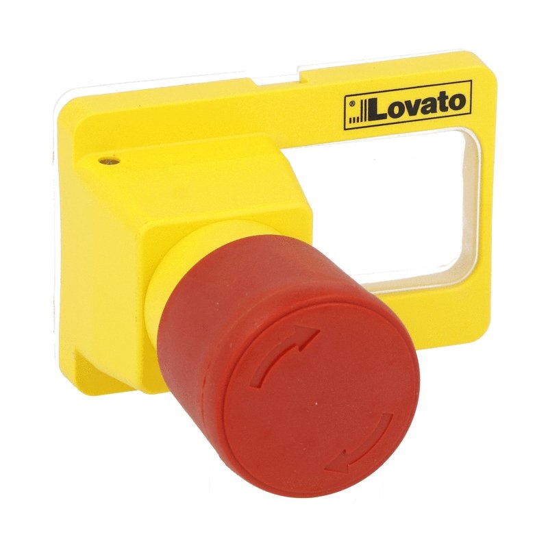 Pulsante arresto emergenza IP65 per contenitori SM1Z controllo sicurezza industriale