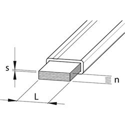 Barra flessibile CO-FLEX rame 5x32x1 2m connessioni elettriche flessibili resistenti