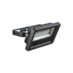 Proiettore LED 10W IP65 nero esterno orientabile struttura robusta alluminio
