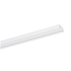 Profilo alluminio bianco sottile 2m per stripLED parete e plafone residenziale e commerciale
