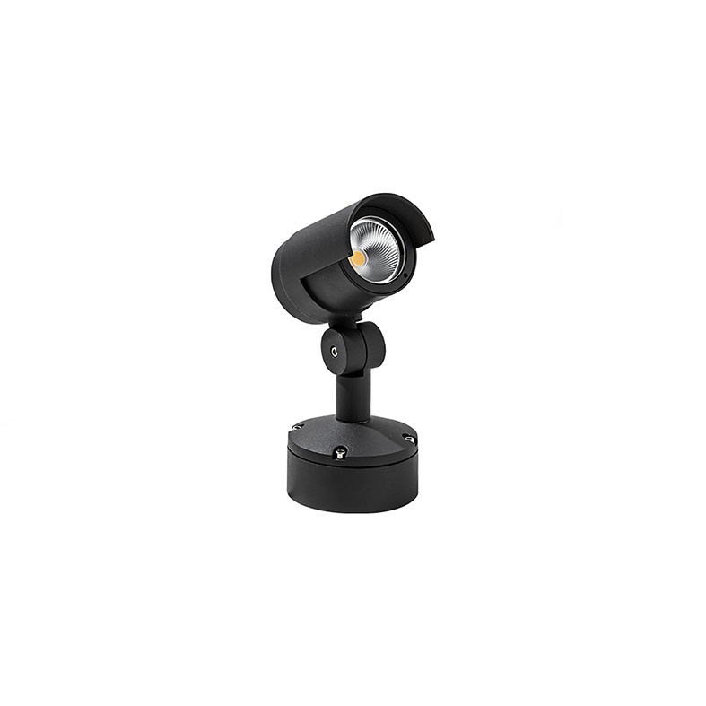 Proiettore LED 20W Antracite IP65 Orientabile Esterno Plafone Parete Terra 3000K