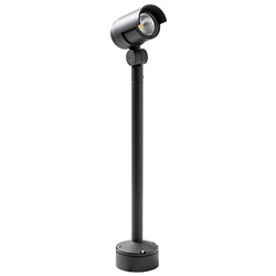 Proiettore LED 20W antracite IP65 3000K esterno orientabile alluminio