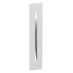 Segnapasso verticale LED 3,5W bianco incasso per illuminazione percorsi interni