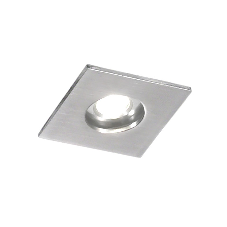 Faretto LED incasso nichel 1W IP65 ideale per interni ed esterni spazi ristretti