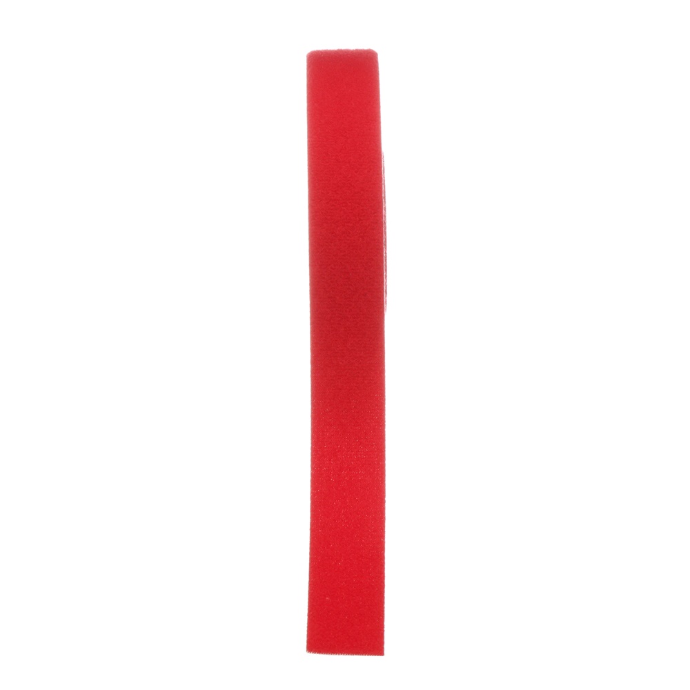 HOOK U LOOP ROLL,15 L,.75W,RED,1RL