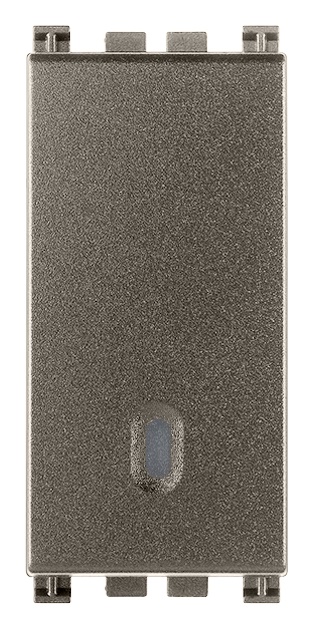 Pulsante 1P NC 10A 250V illuminabile tasto sostituibile metallo uso industriale