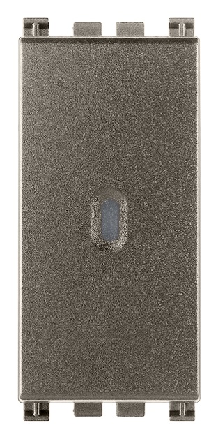 Pulsante 1P NO 10A 250V assiale illuminabile metallo per comandi elettrici