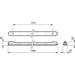 WT120C G2 LED80S/840 PSU L1500