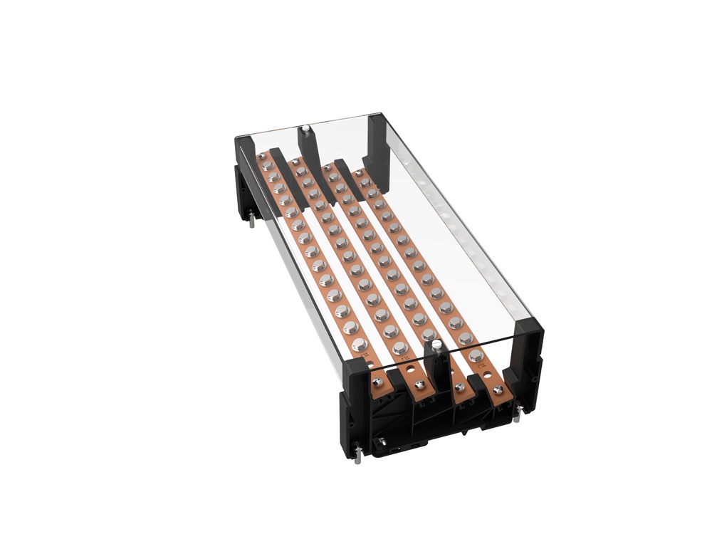 Ripartitore elettrico 250A 14 uscite kit montaggio industriale commerciale