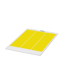 Foglio etichette BMKL 19x11mm giallo 800705