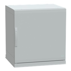 Armadio in poliestere, Thalassa PLA, porta piena, fondo aperto, 750x750x620mm, IP54, IK10