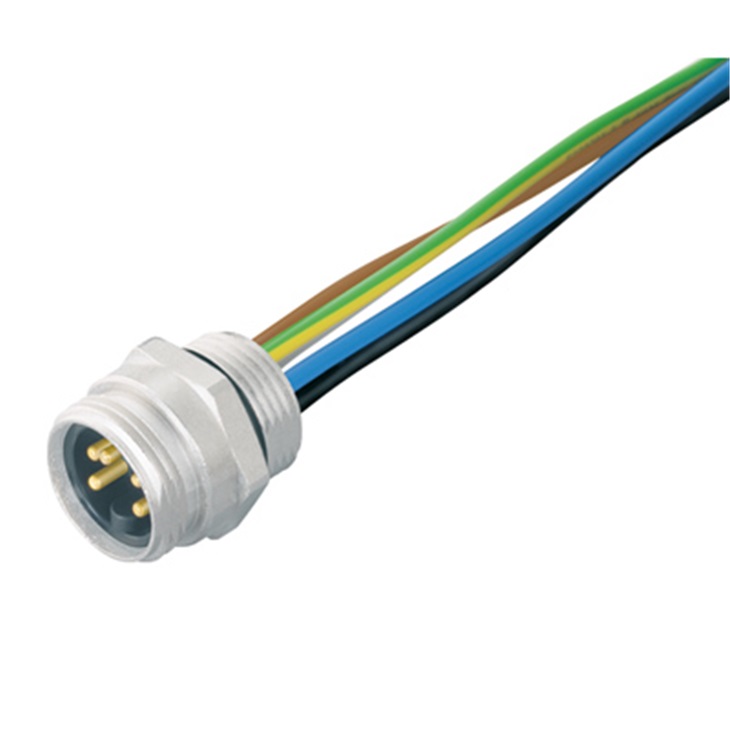 Connettore circolare maschio 7/8 3 poli 0,2 m cavo PUR installazioni elettriche professionali