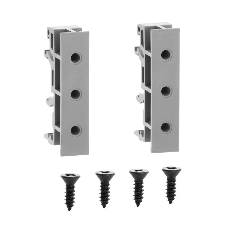 Kit montaggio per convertitori seriali fibra ottica Weidmüller su guida DIN